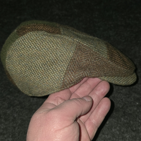 Men's Patchwork Flat Cap - Picture 8 of 8